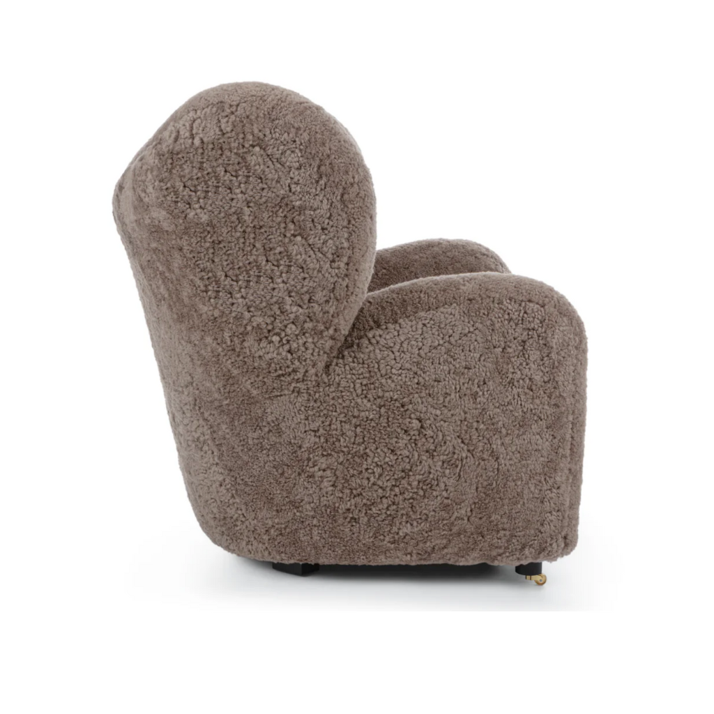 Genuine Sheepskin Armchair - Homio Decor