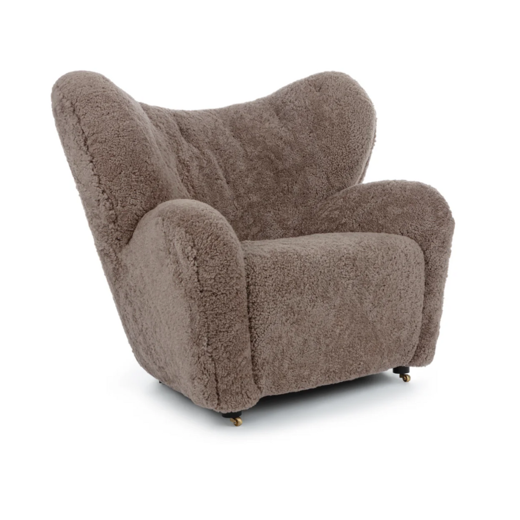 Genuine Sheepskin Armchair - Homio Decor