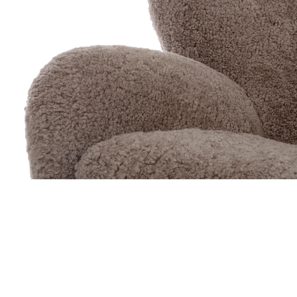 Genuine Sheepskin Armchair - Homio Decor