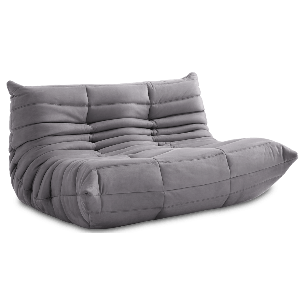 Homio Decor Gray / 2-Seater Togo Sofa (Alcantara)