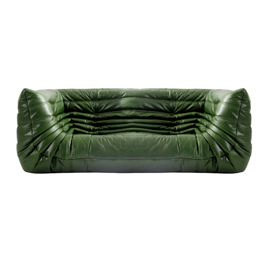 Homio Decor Green / 2 Seater Togo Sofa with Armrests