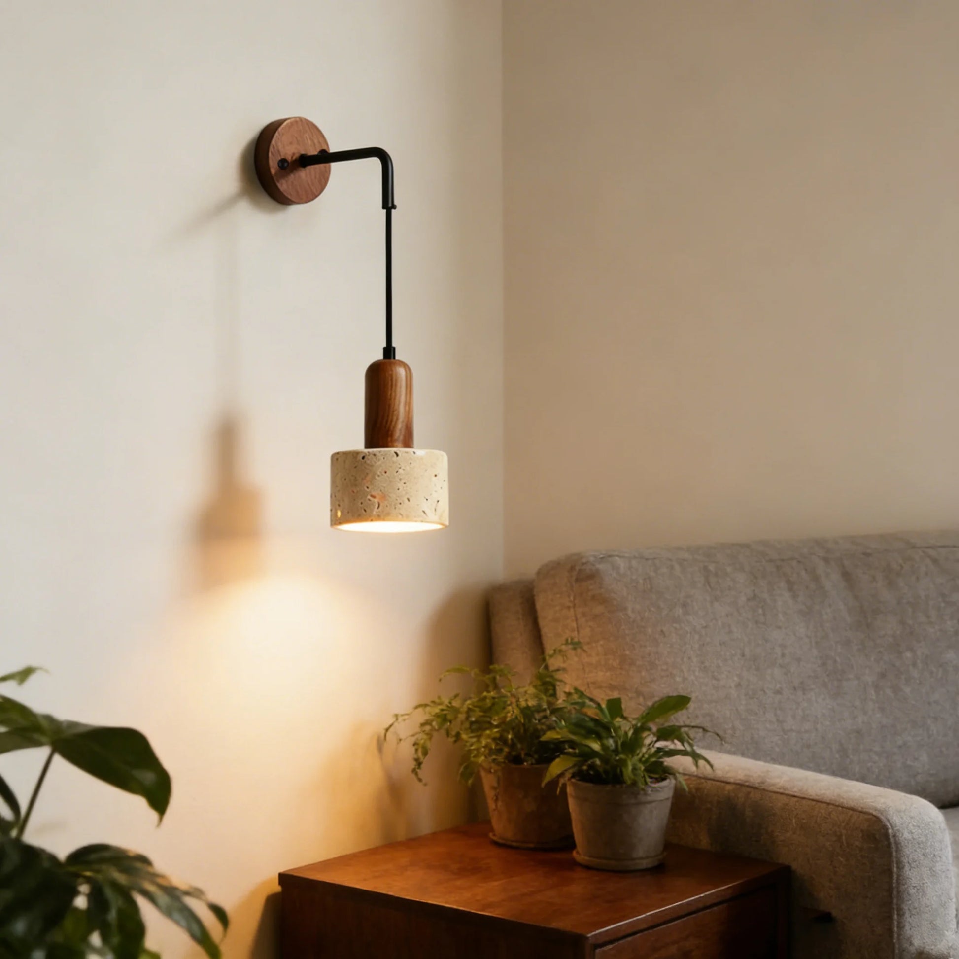 Homio Decor Kai Travertine Pendant