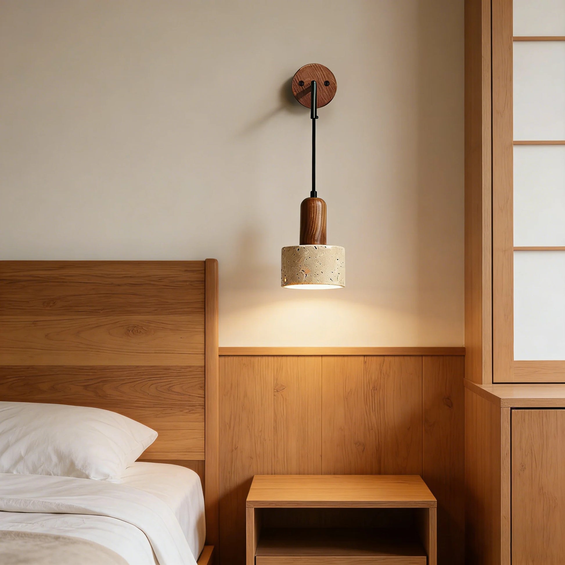 Kai Travertine Pendant | Wabi-Sabi Inspired – Homio Decor