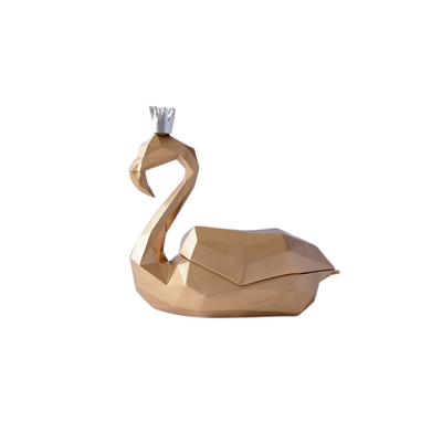 Homio Decor Khaki / Swan Resin Flamingo Tissue Box