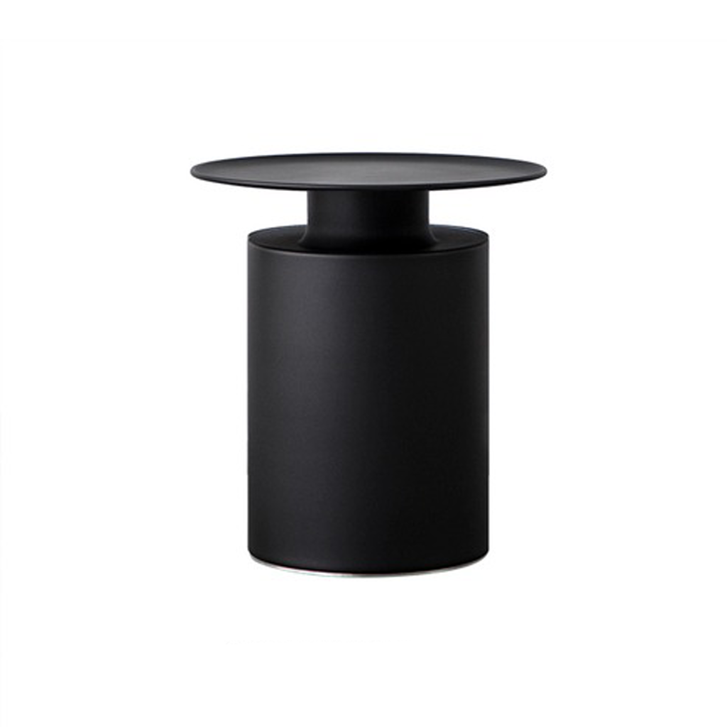 Homio Decor Large / Black Round Coffee Table