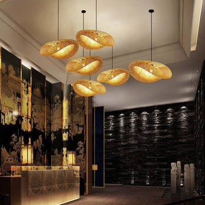 Homio Decor Lighting Bamboo Weaving Pendant Lamp