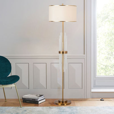 Homio Decor Lighting Elegant Crystal Details Floor Lamp