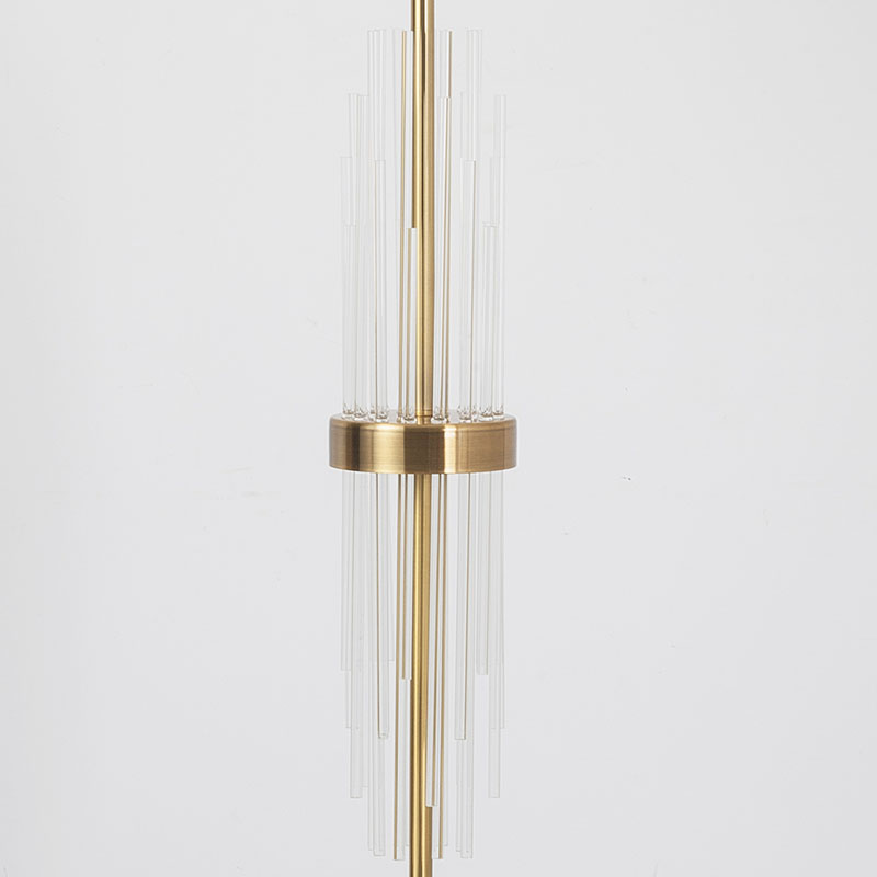 Homio Decor Lighting Elegant Crystal Details Floor Lamp