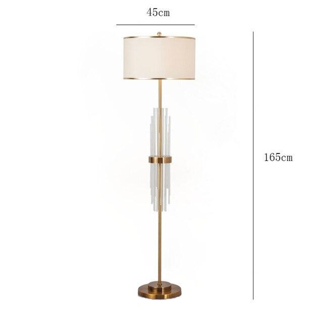 Homio Decor Lighting Elegant Crystal Details Floor Lamp