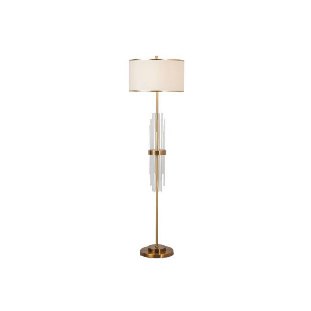 Homio Decor Lighting Elegant Crystal Details Floor Lamp