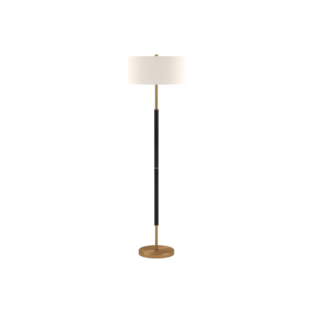 Homio Decor Lighting Gold Matte Black Brass Floor Lamp