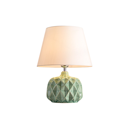 Homio Decor Lighting Green / Model 5 / EU Plug Diamond Green Ceramic Table Lamp