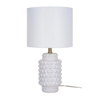 Homio Decor Lighting Hob-Nail Ceramic Table Lamp