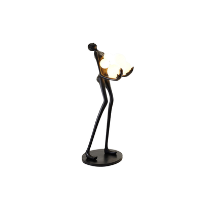 Homio Decor Lighting Human Sculpture Resin LED Floor Lamp