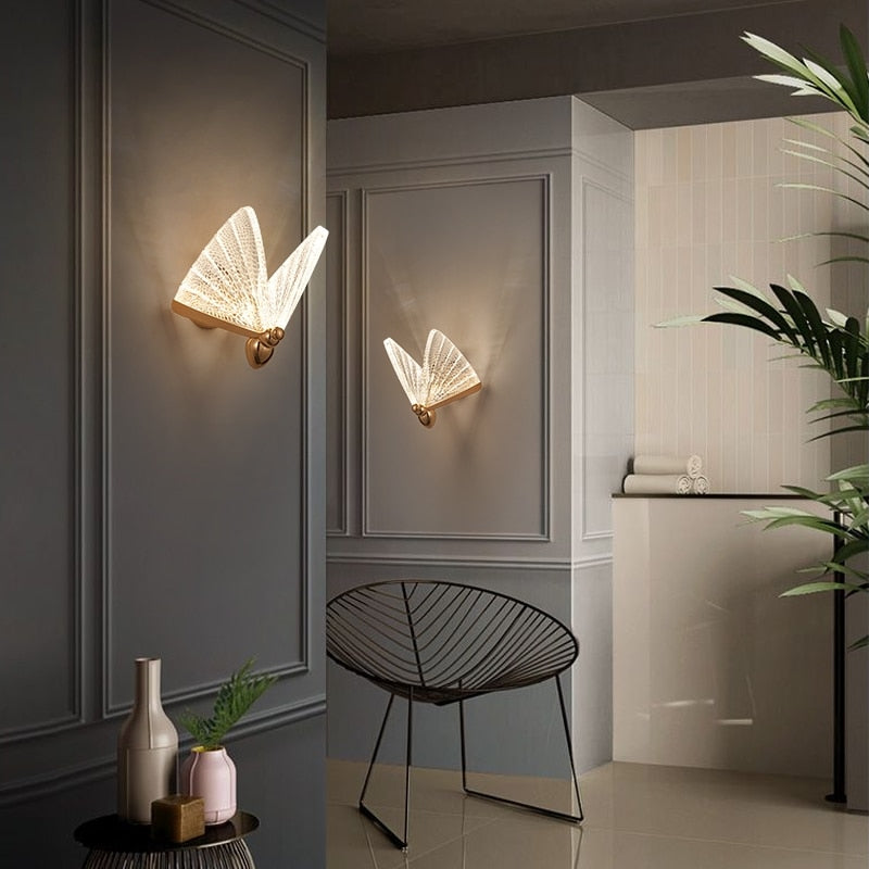 Homio Decor Lighting Luxury Butterfly Wall Lamp