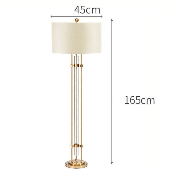 Homio Decor Lighting Luxury Golden Glass Floor Lamp