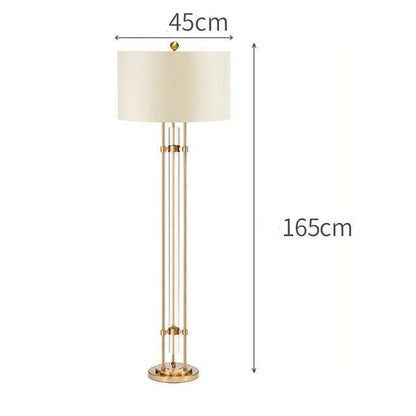 Homio Decor Lighting Luxury Golden Glass Floor Lamp