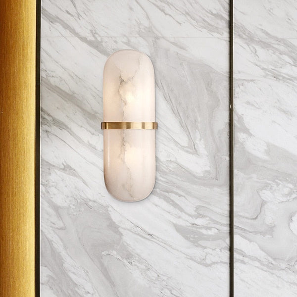 Luxury Marble Wall Light Sconce | Orya Stone Light Sconce – Homio Decor