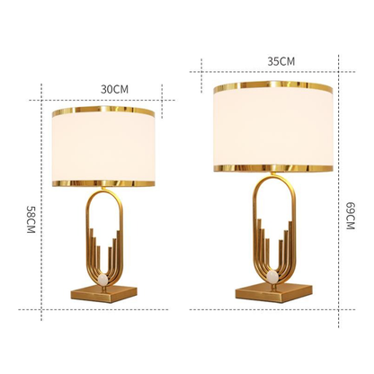Homio Decor Lighting Luxury Post Modern Iron Table Lamp