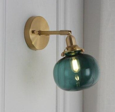 Homio Decor Lighting Style 1 Glass Ball Wall Light