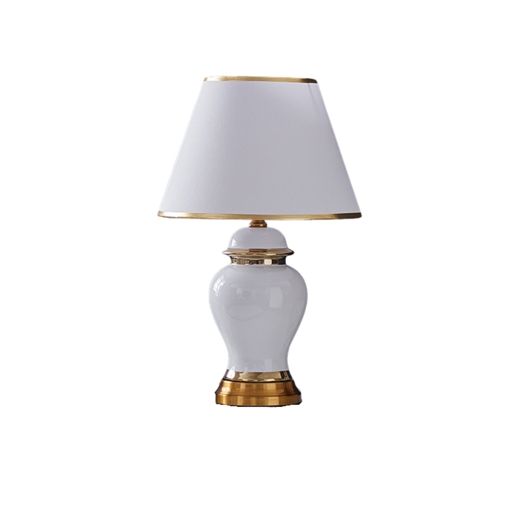 Homio Decor Lighting White / 33x52cm / EU Plug American Style Ceramic Table Lamp