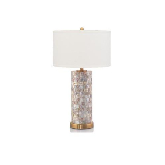 Homio Decor Lighting White Shellfish Pattern Table Lamp