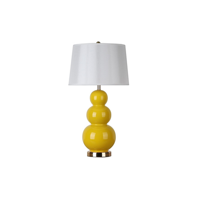Homio Decor Lighting Yellow Ceramic Table Lamp