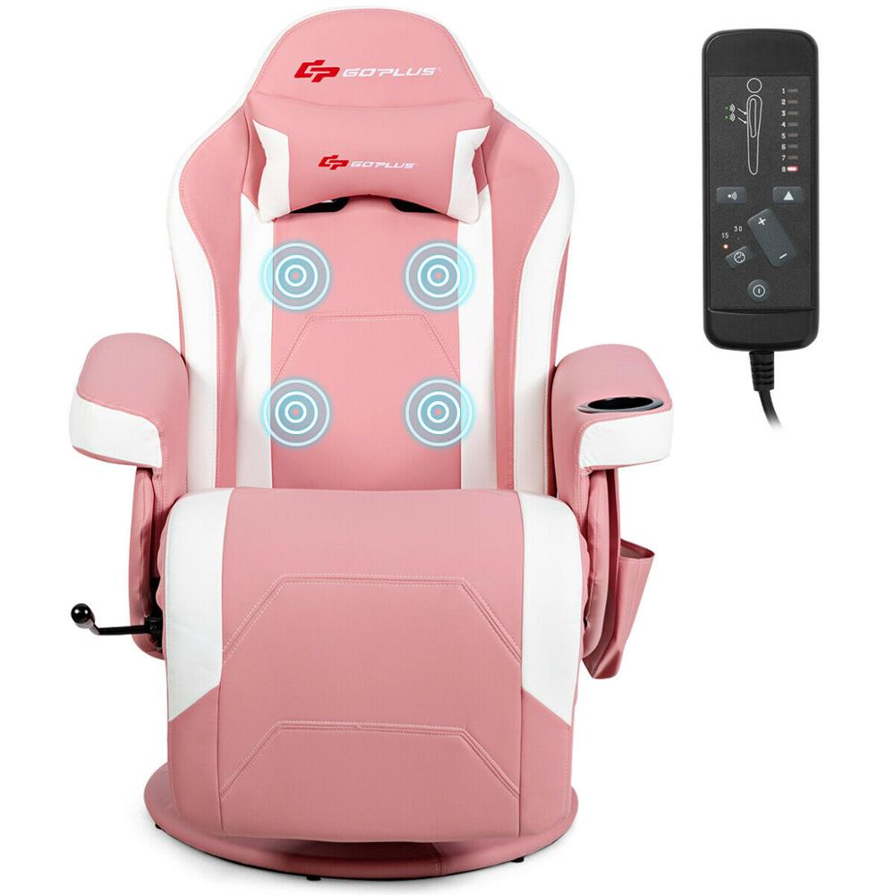 Homio Decor Living Room Adjustable Massager\Gaming Chair (with 8 massage modes)