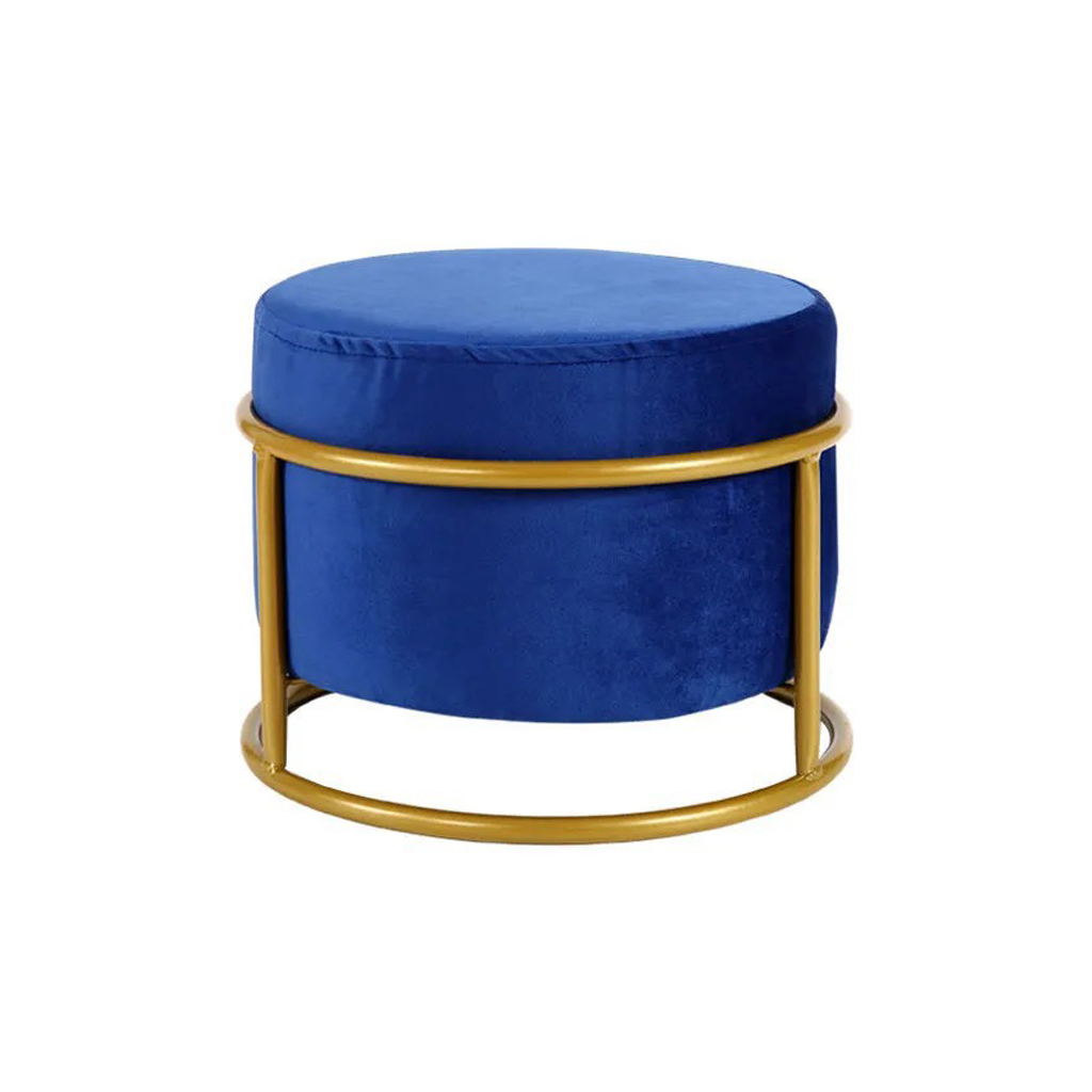 Homio Decor Living Room Blue Colourful Living Room Pouf