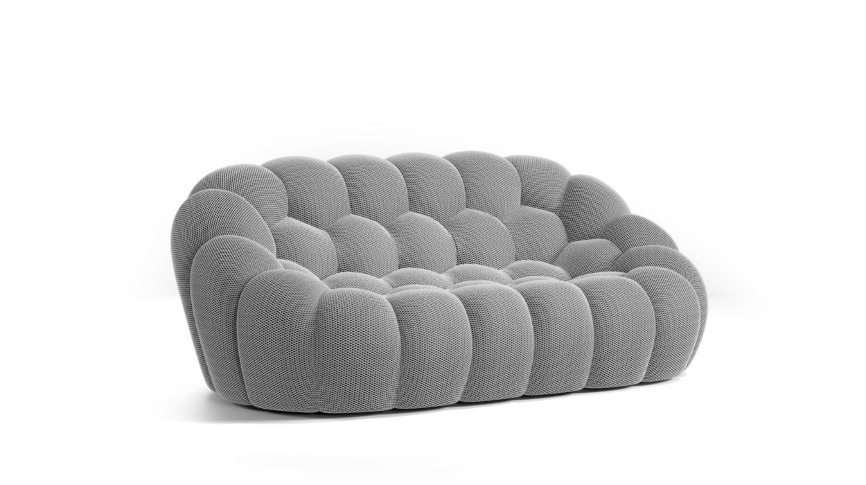 Homio Decor Living Room Bubble Loveseat Sofa