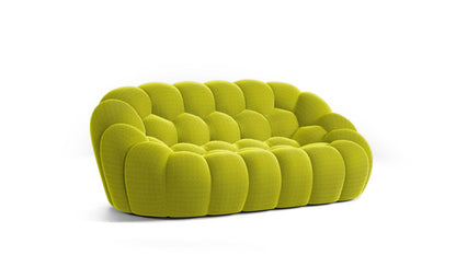 Homio Decor Living Room Bubble Loveseat Sofa