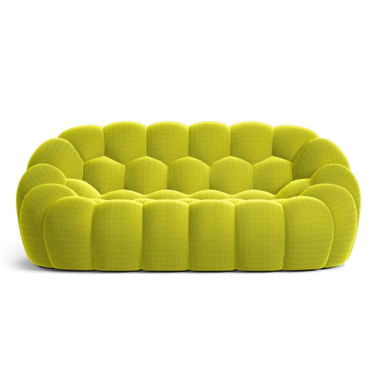 Homio Decor Living Room Bubble Loveseat Sofa