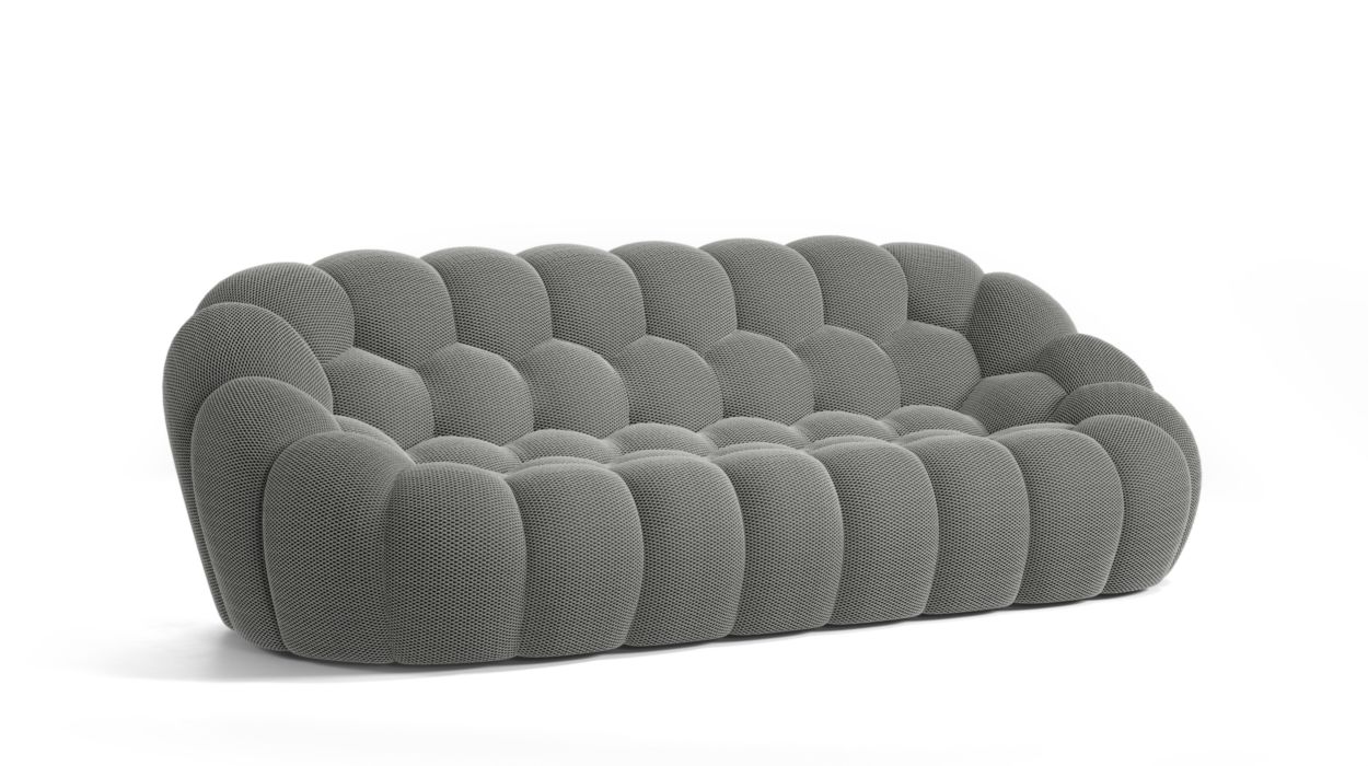 Homio Decor Living Room Bubble Sofa (3 Seater)