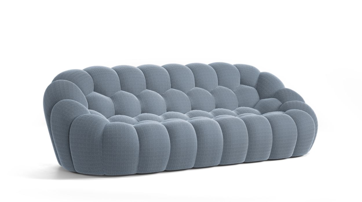 Homio Decor Living Room Bubble Sofa (3 Seater)