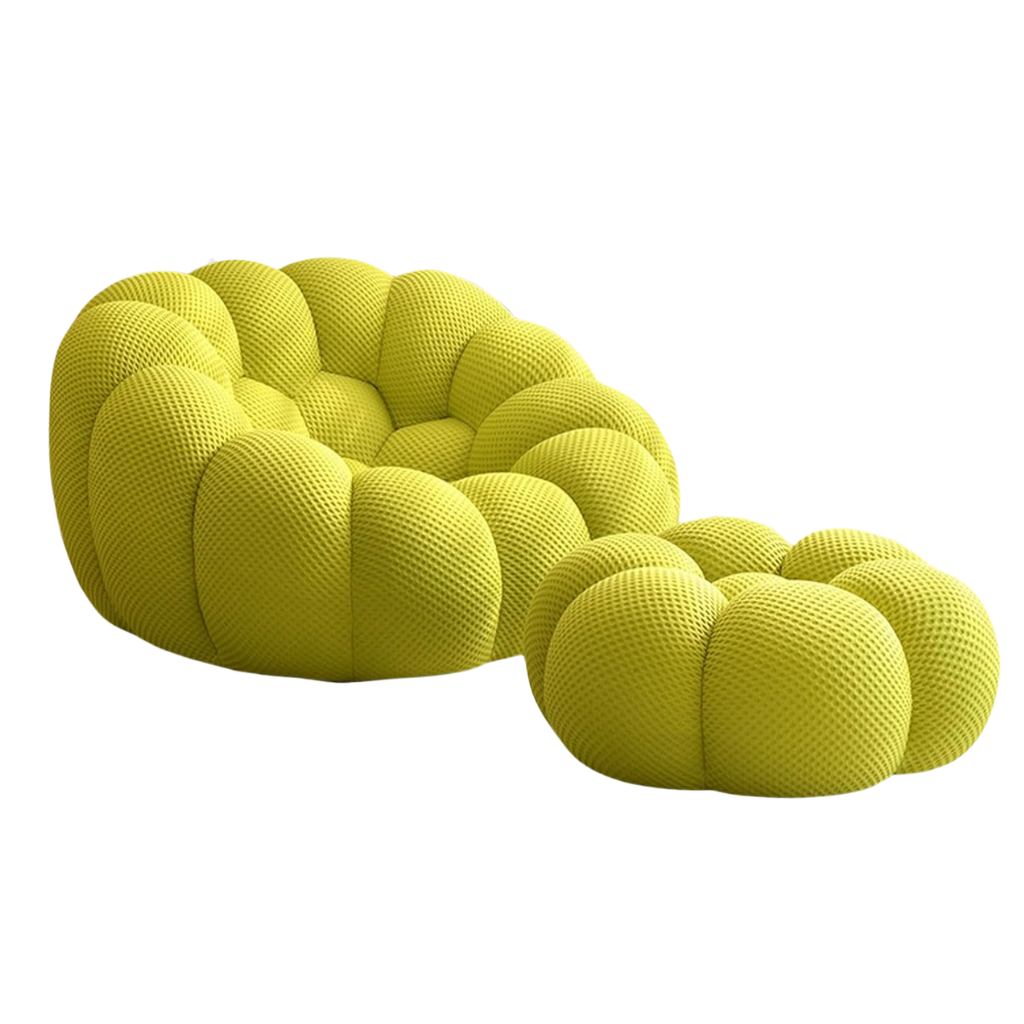 Homio Decor Living Room Bubbles Chair & Ottoman