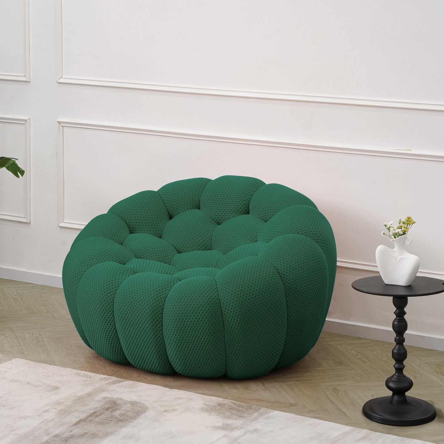 Homio Decor Living Room Bubbles Sofa Set (Green)