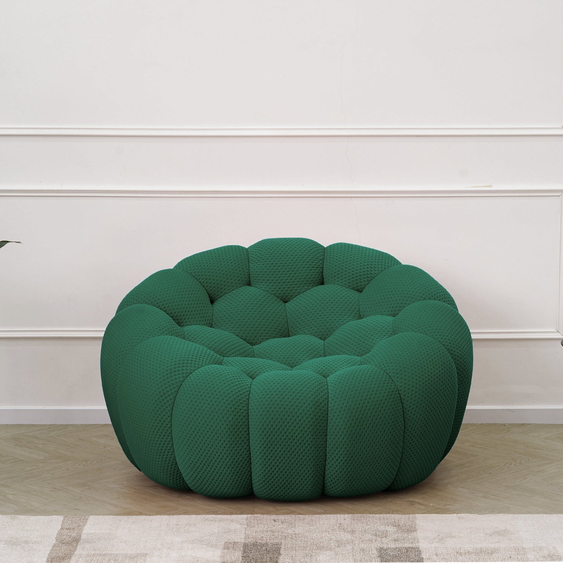 Homio Decor Living Room Bubbles Sofa Set (Green)