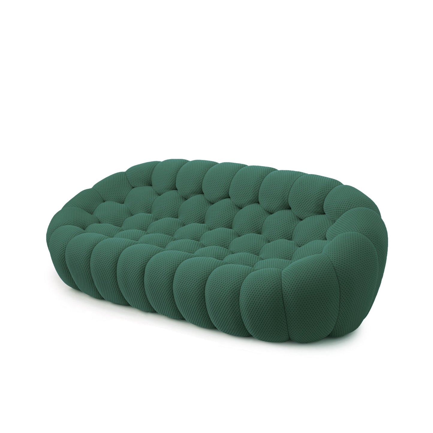 Homio Decor Living Room Bubbles Sofa Set (Green)