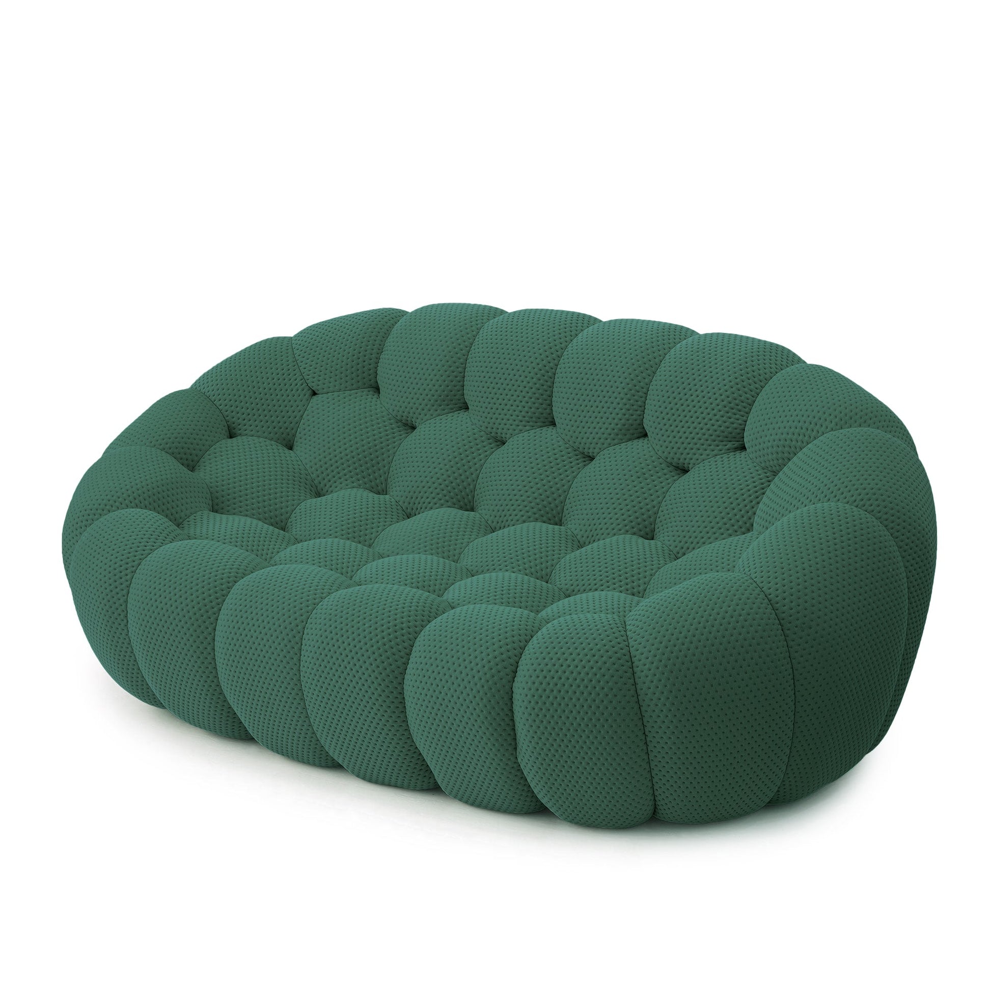 Homio Decor Living Room Bubbles Sofa Set (Green)