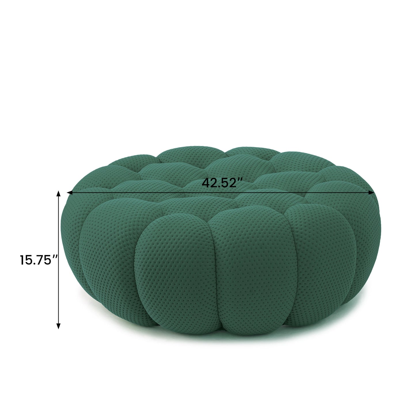 Homio Decor Living Room Bubbles Sofa Set (Green)