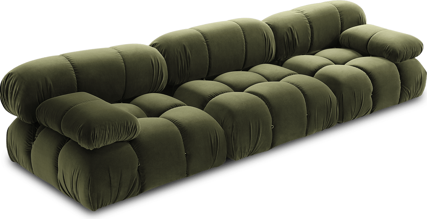 Homio Decor Living Room Camaleonda Sofa - Forest Green (Velvet)