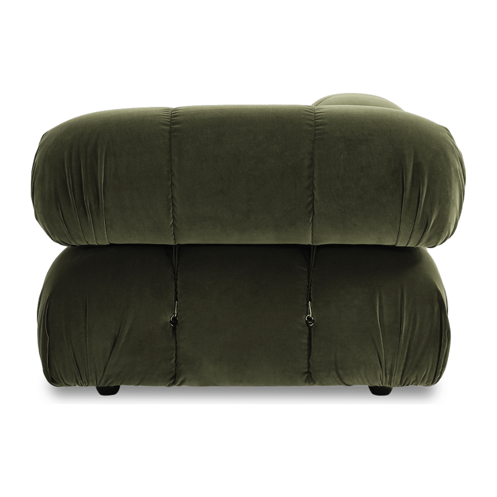 Homio Decor Living Room Camaleonda Sofa - Forest Green (Velvet)