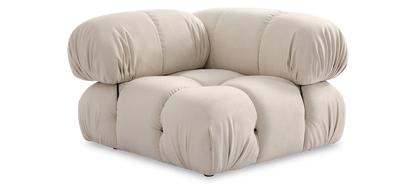 Homio Decor Living Room Corner / Cream Camaleonda Sofa - Suede