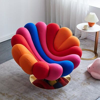 Homio Decor Living Room Creative Designer Rotating Leisure Chair