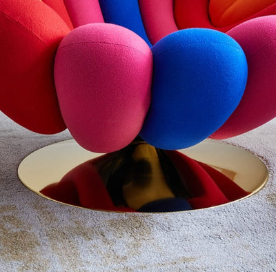 Homio Decor Living Room Creative Designer Rotating Leisure Chair