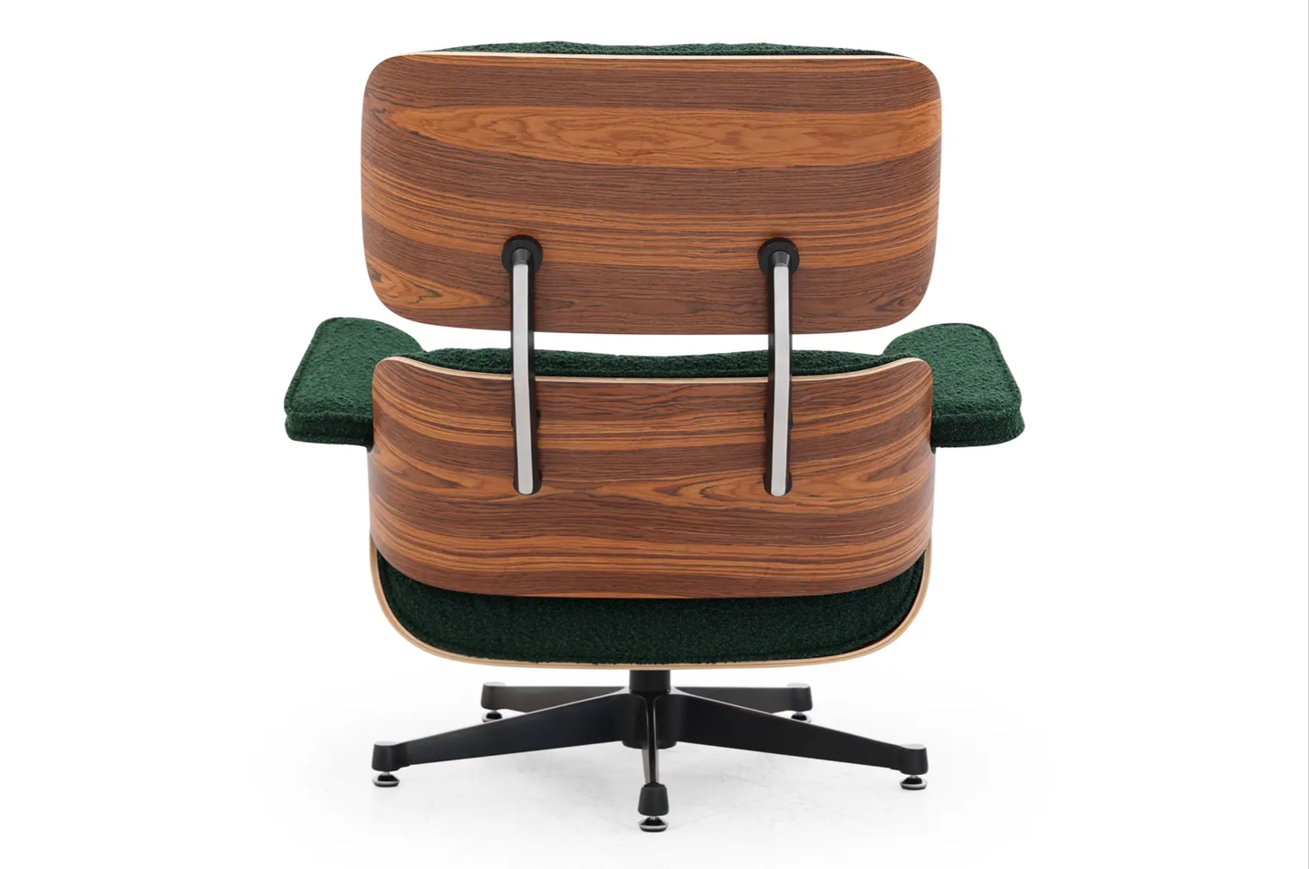 Homio Decor Living Room Eames Lounge Chair & Ottoman (PRO) - Boucle