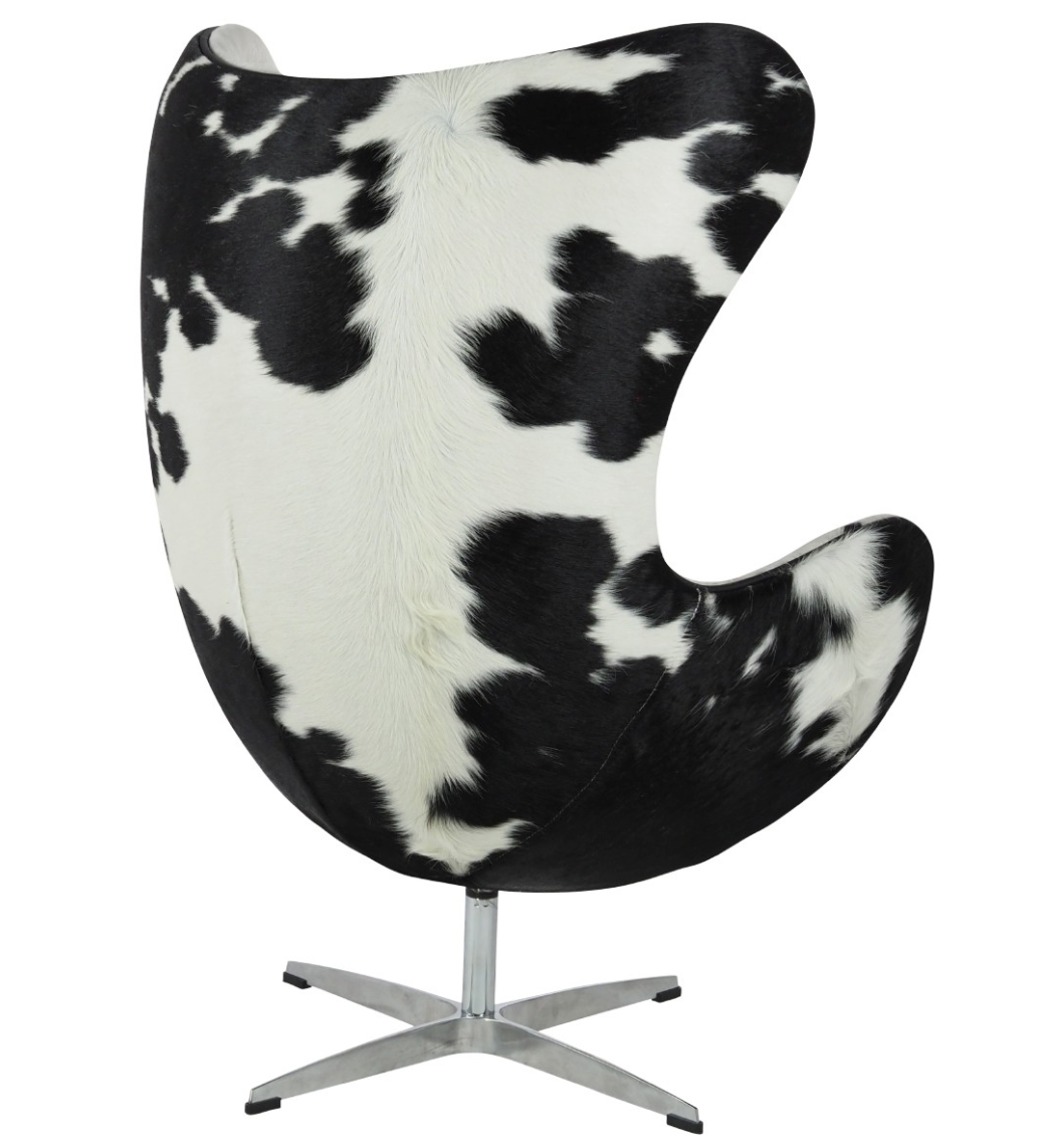 Homio Decor Living Room Egg Chair - Pony Skin