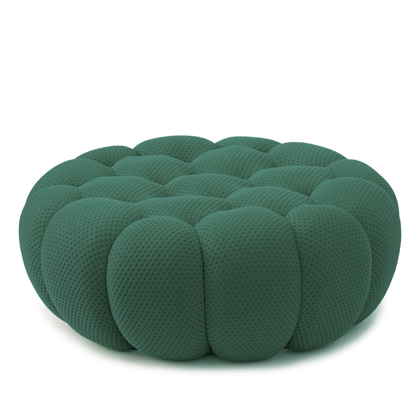 Homio Decor Living Room Large Ottoman Bubbles Sofa Set (Green)