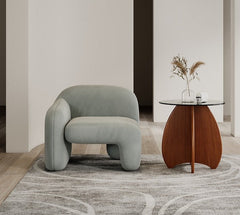 Homio Decor Living Room Light Blue Japandi Designer Lounge Sofa