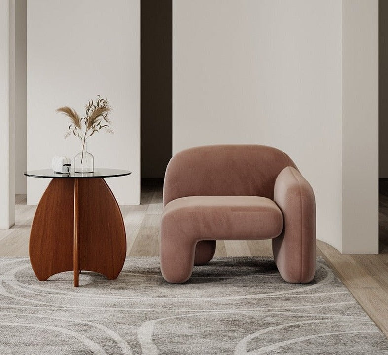 Homio Decor Living Room Light Pink / Left Armrest Japandi Designer Lounge Sofa